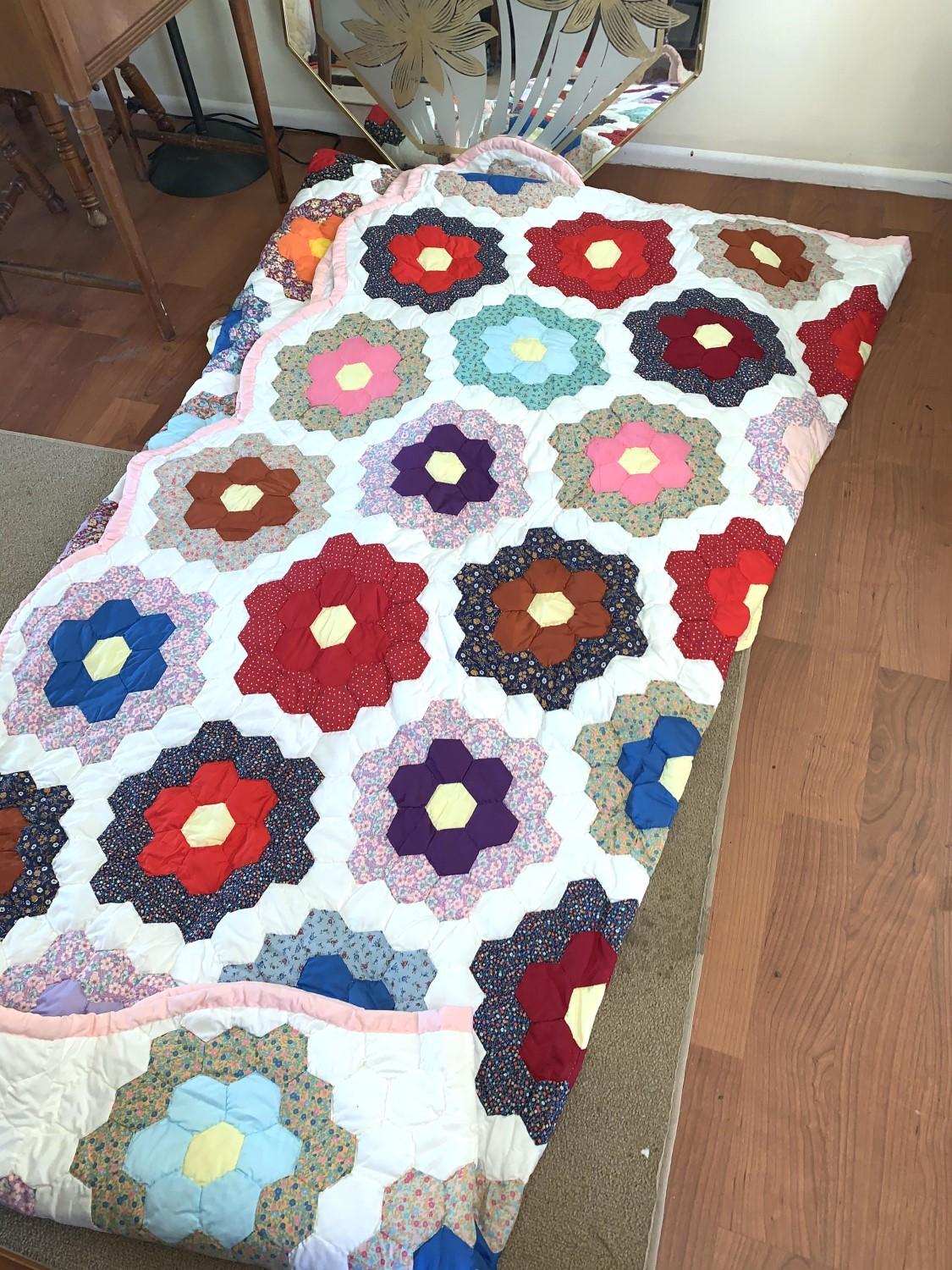 3 Beautiful Hand Stitched Quilts