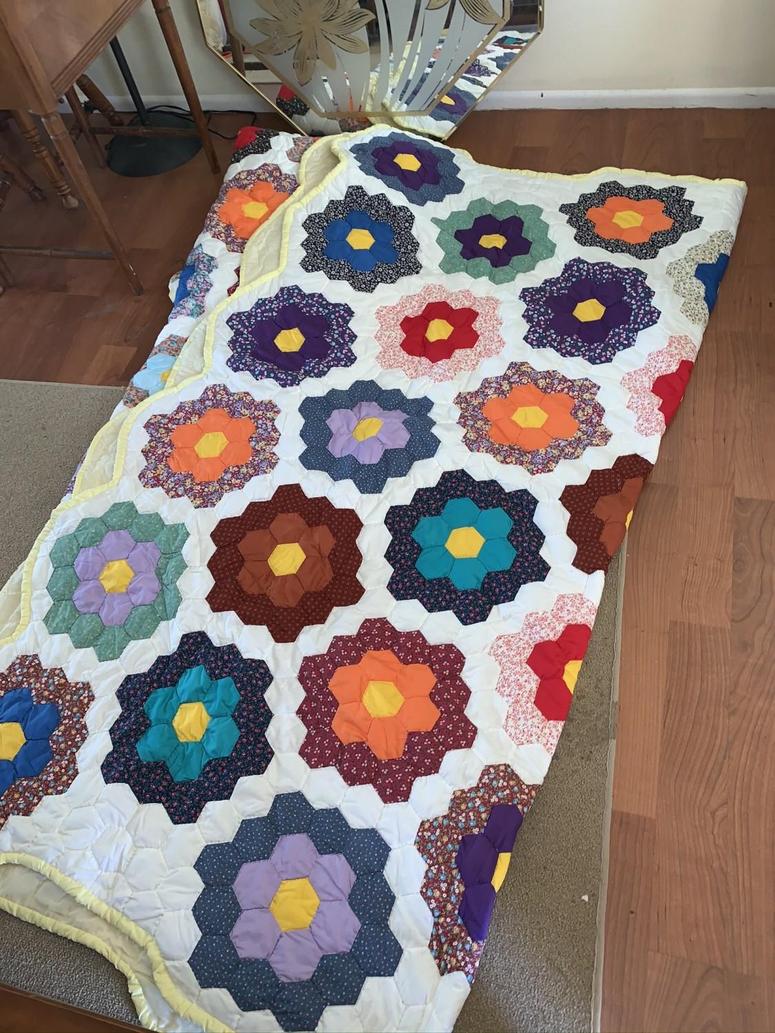 3 Beautiful Hand Stitched Quilts