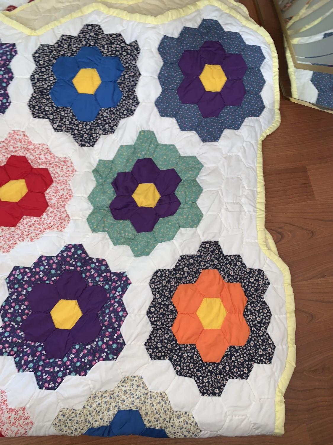 3 Beautiful Hand Stitched Quilts