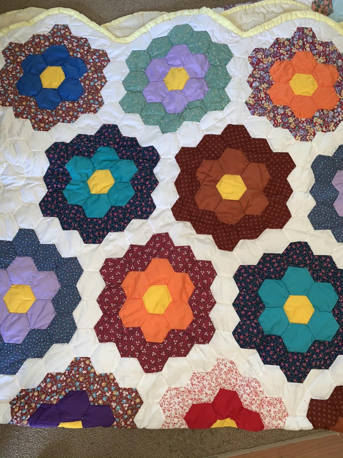 3 Beautiful Hand Stitched Quilts