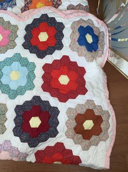 3 Beautiful Hand Stitched Quilts