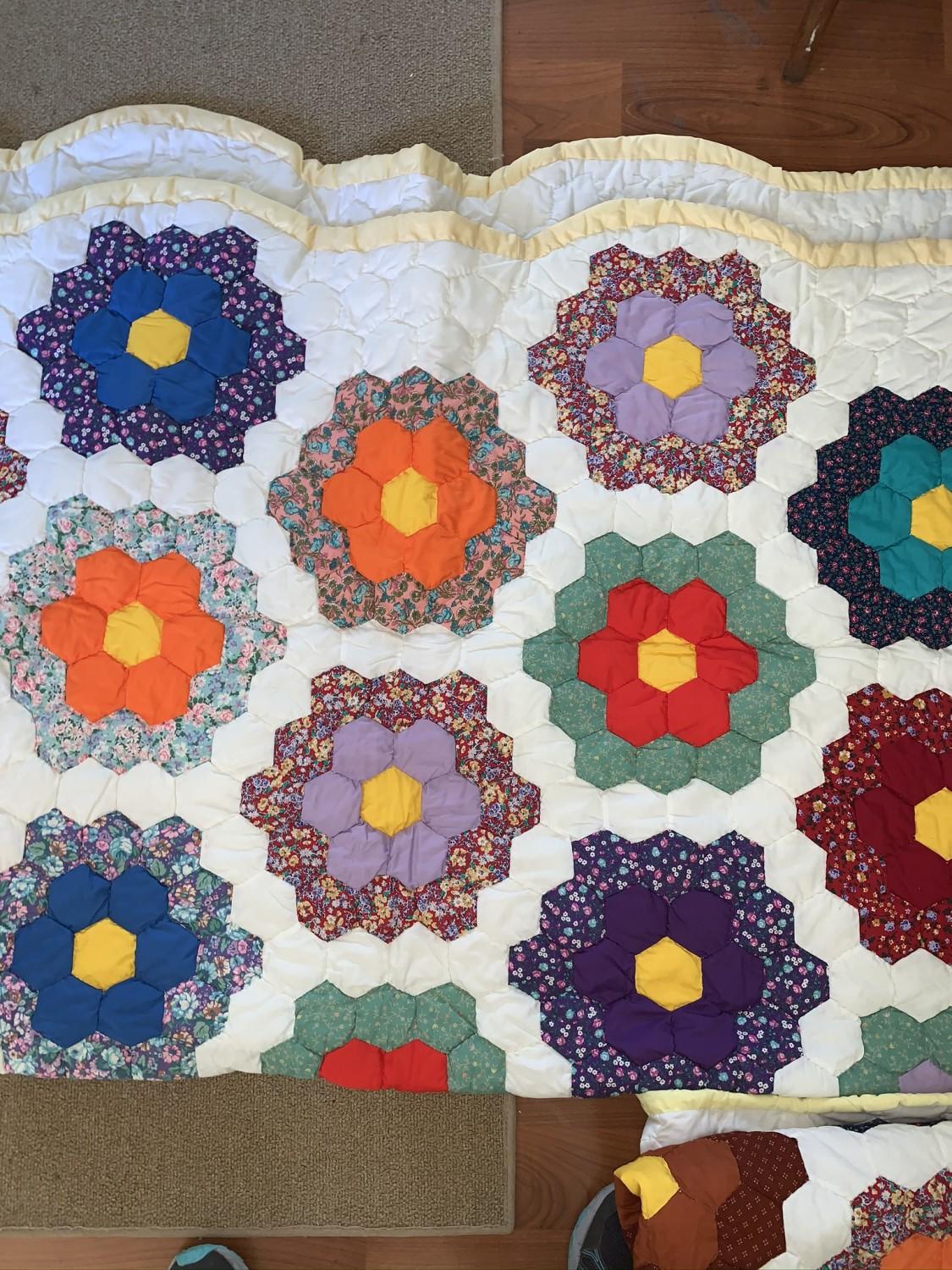3 Beautiful Hand Stitched Quilts