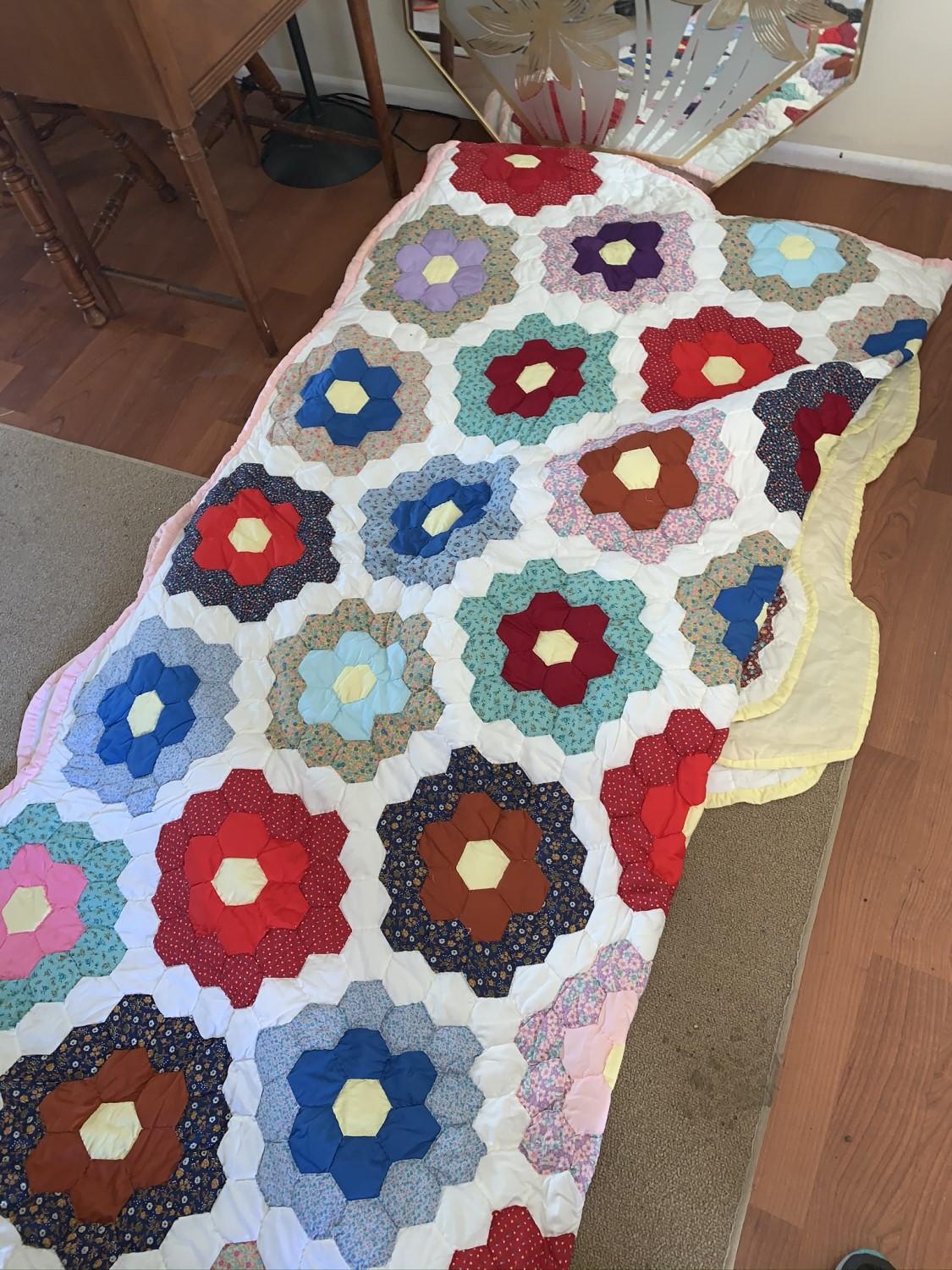 3 Beautiful Hand Stitched Quilts