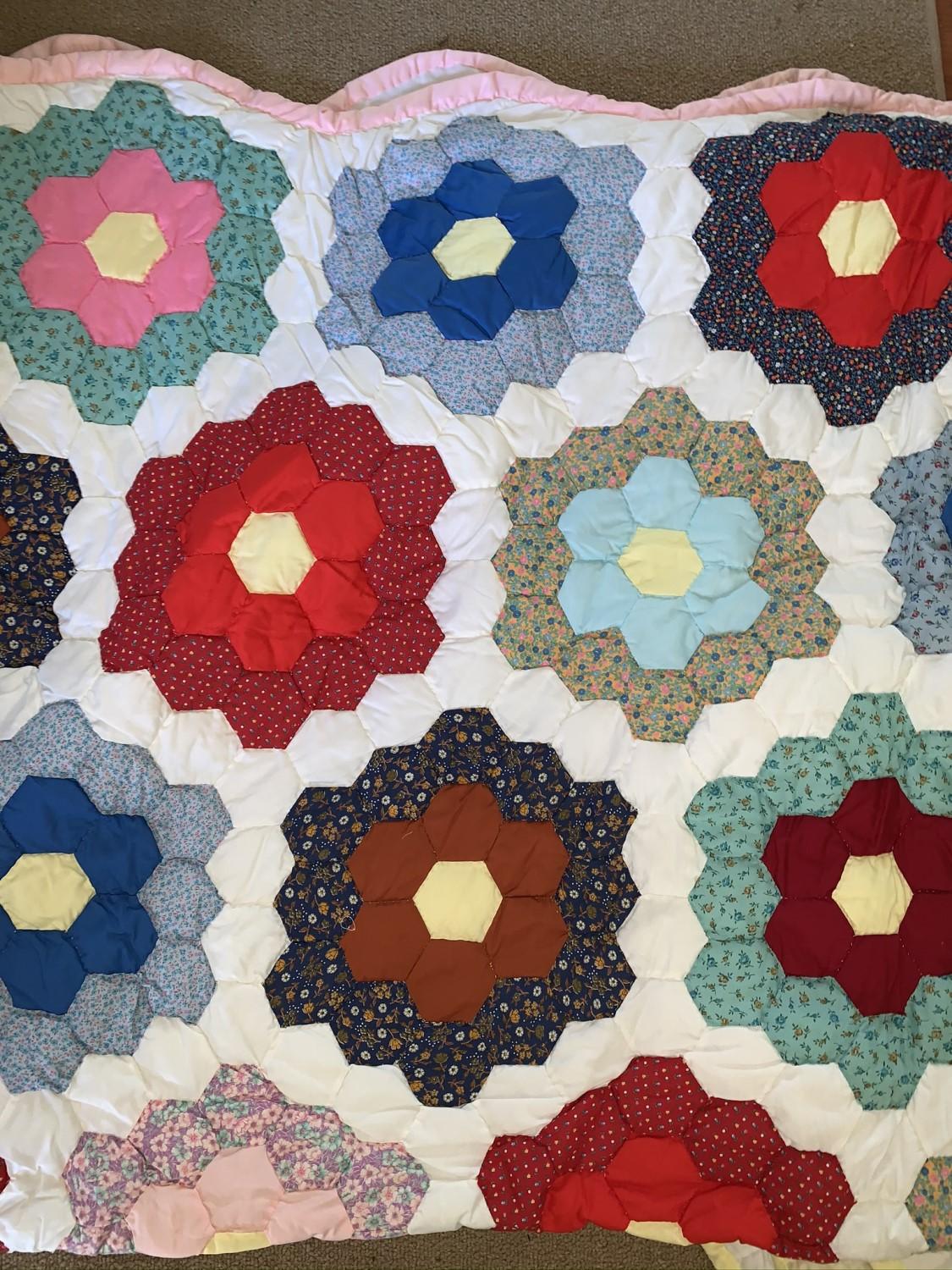 3 Beautiful Hand Stitched Quilts