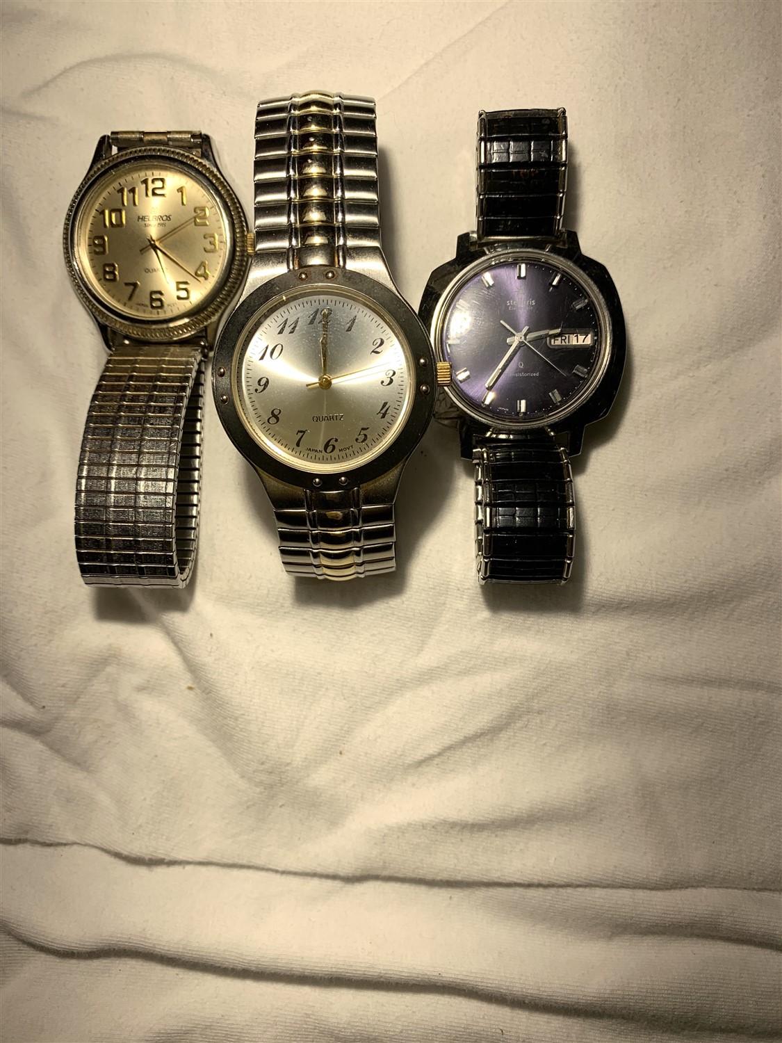 Assortment of Tie Tacks and Watches