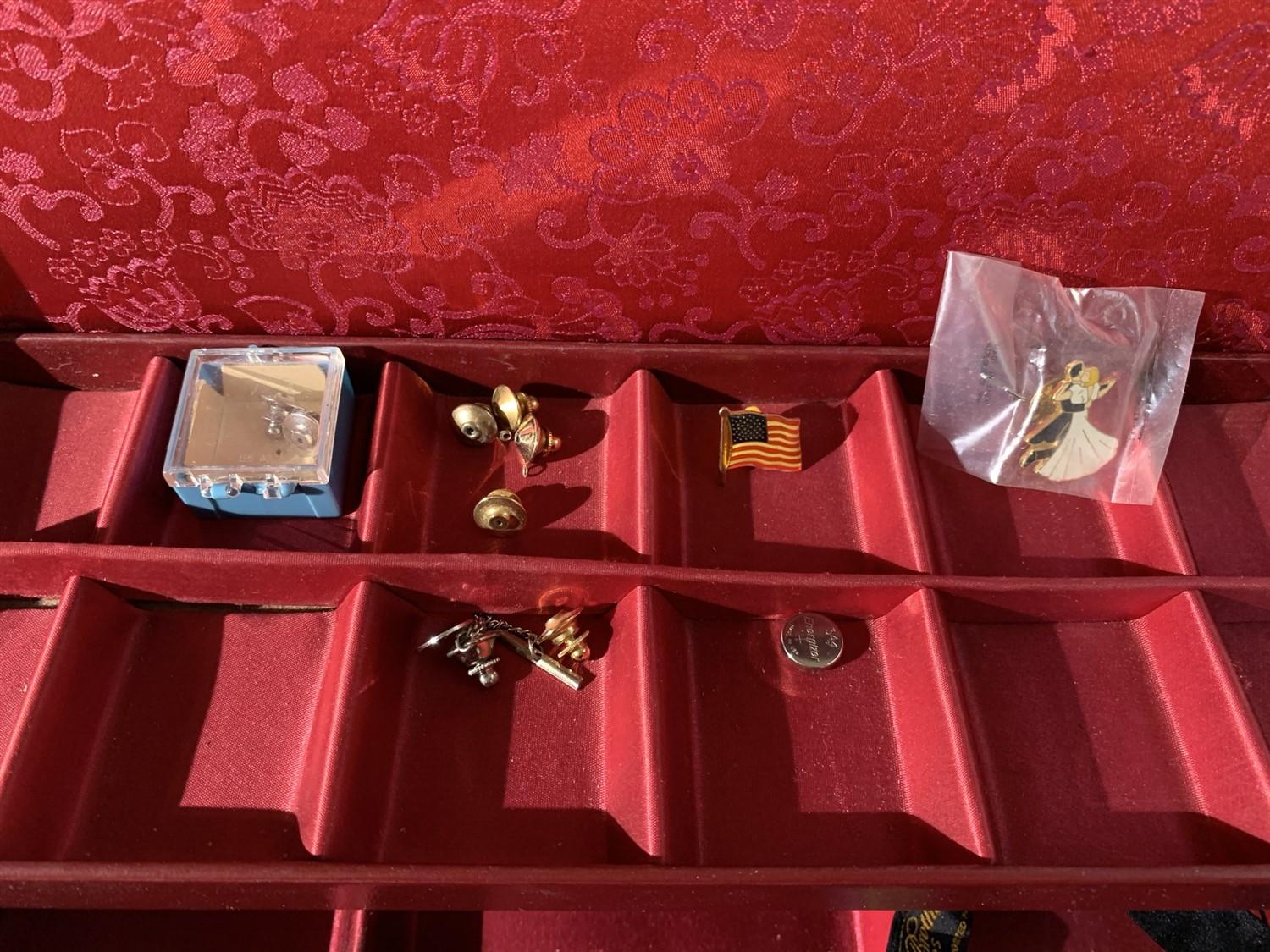 Assortment of Tie Tacks and Watches