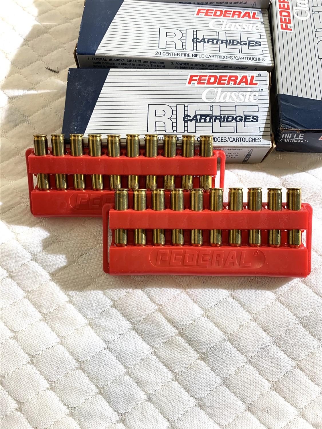 4 boxes of Federal Classic 223 Ammunition 63 GR. Hi-Shok