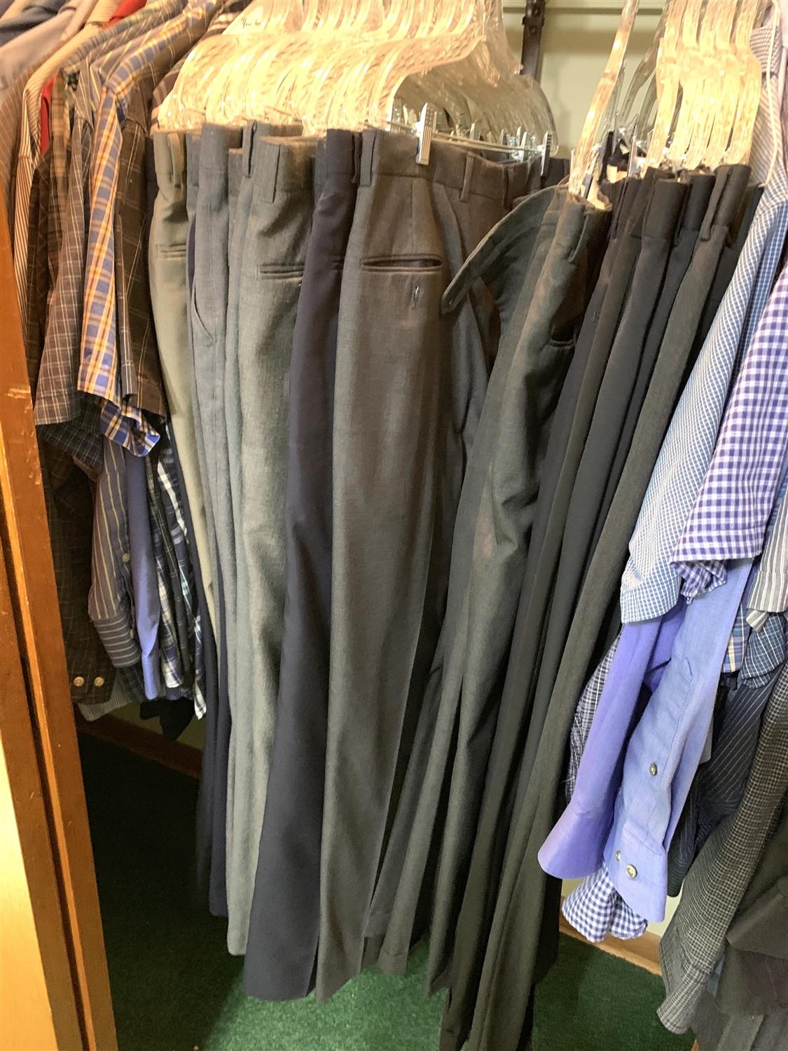 Well Maintained Men's Clothing