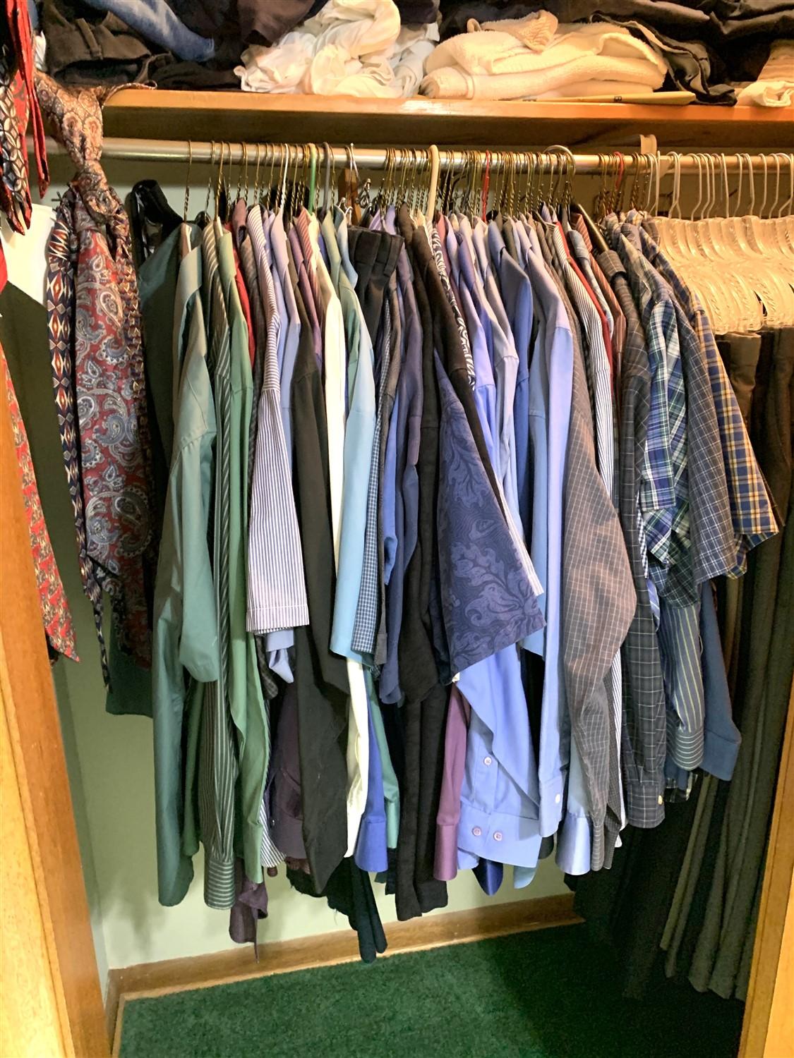 Well Maintained Men's Clothing