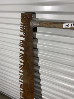 Antique two-man rip saw