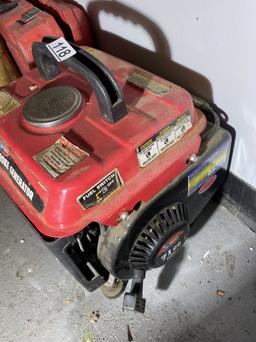 Small 1200 watt 2 stroke generator