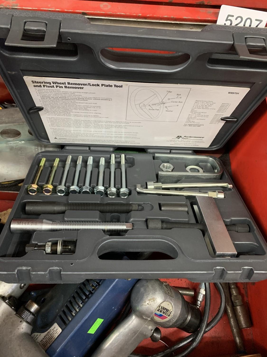 Contents of 1 Drawer Including - Harmonic Balancer Tester, Snap-On Impact & More