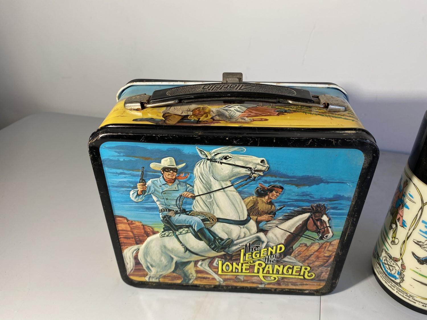 Vintage Legend of Lone Ranger Movie Lunchbox