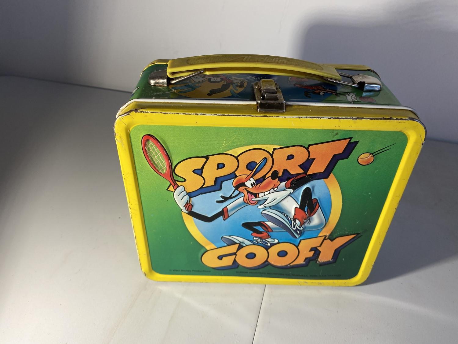 Vintage Metal Lunchbox Sport Goofy