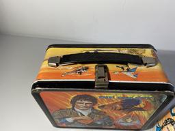 Vintage Metal Lunchbox with Thermos - The Fall Guy