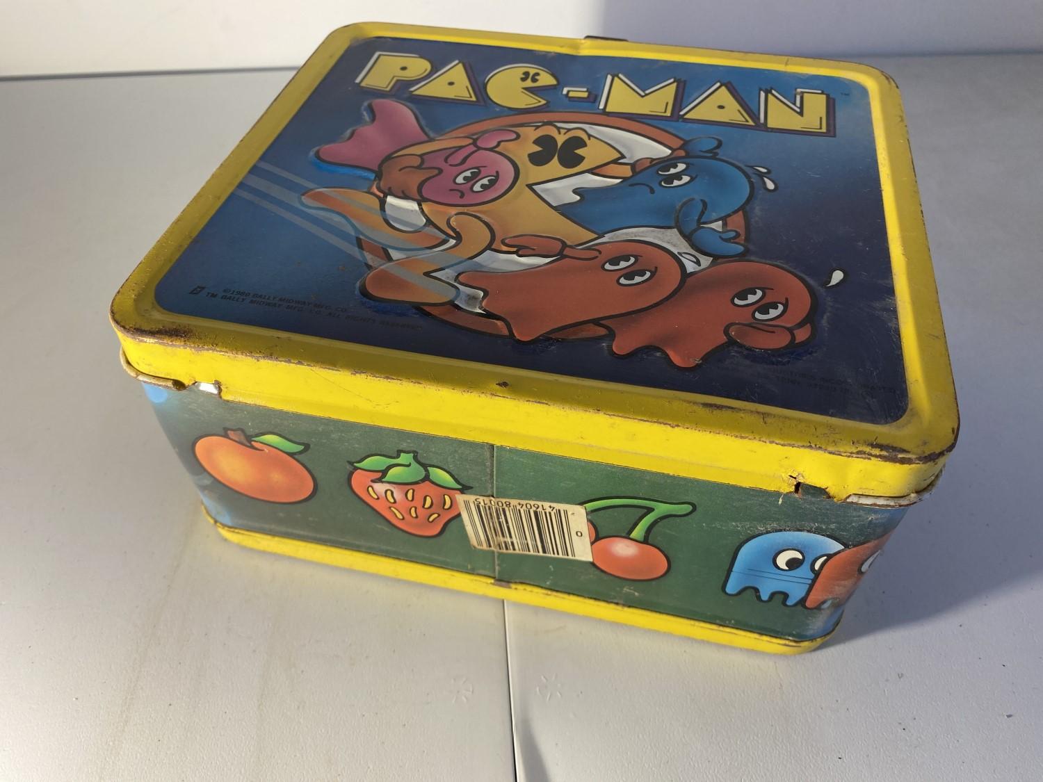 Vintage Metal Lunchbox Pac-Man