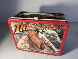 Vintage Metal Lunchbox Indiana Jones