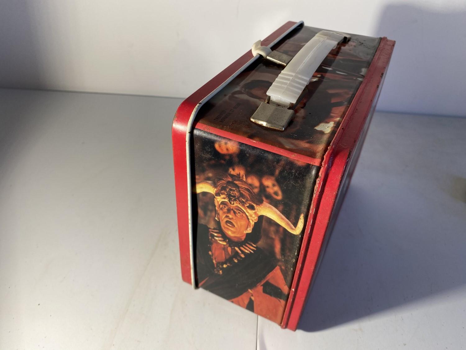 Vintage Metal Lunchbox Indiana Jones