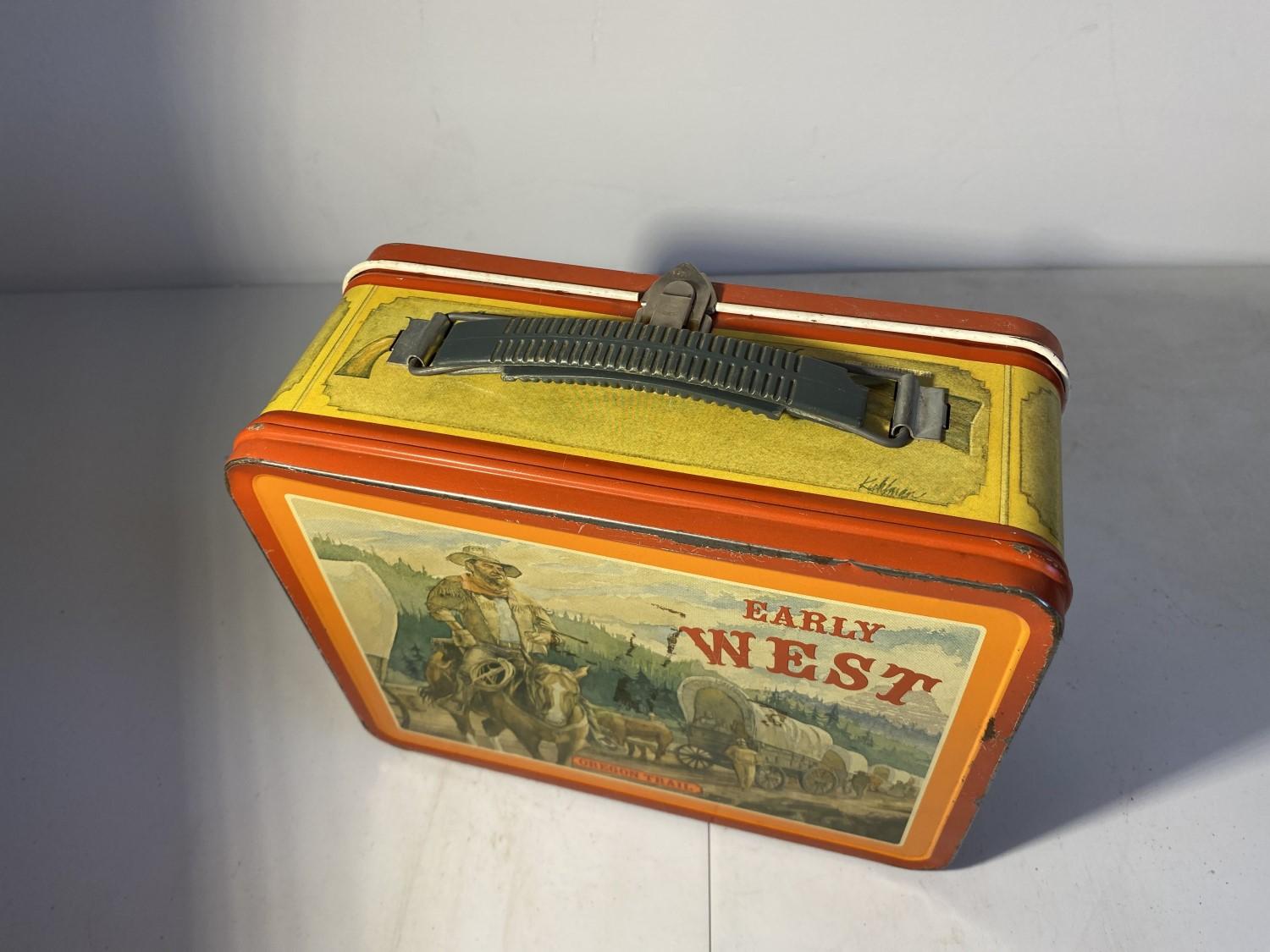Vintage Metal Lunchbox Early West
