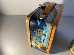 Vintage Metal Lunchbox Buck Rogers with Thermos