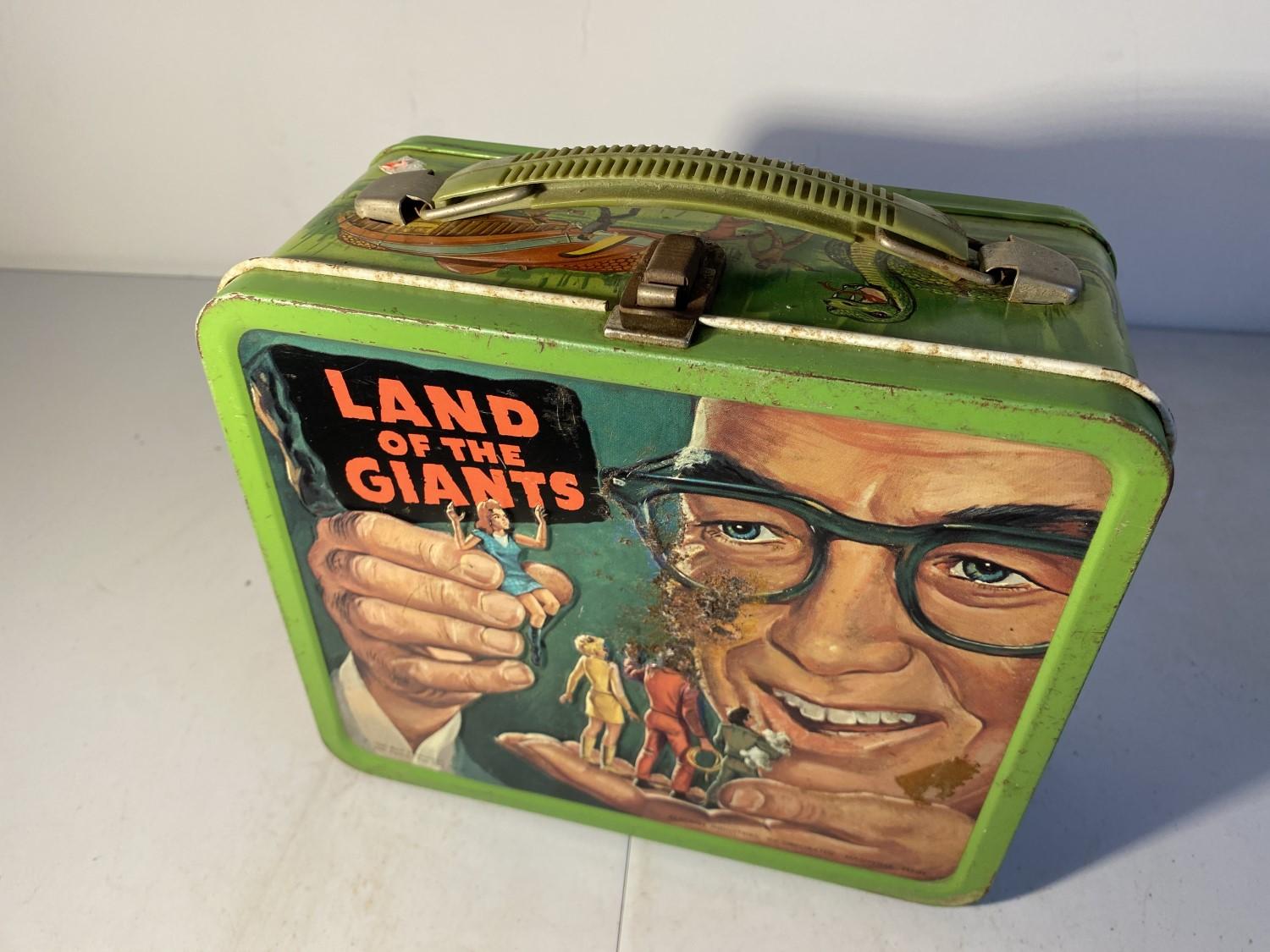 Vintage Metal Lunchbox - Land of Giants