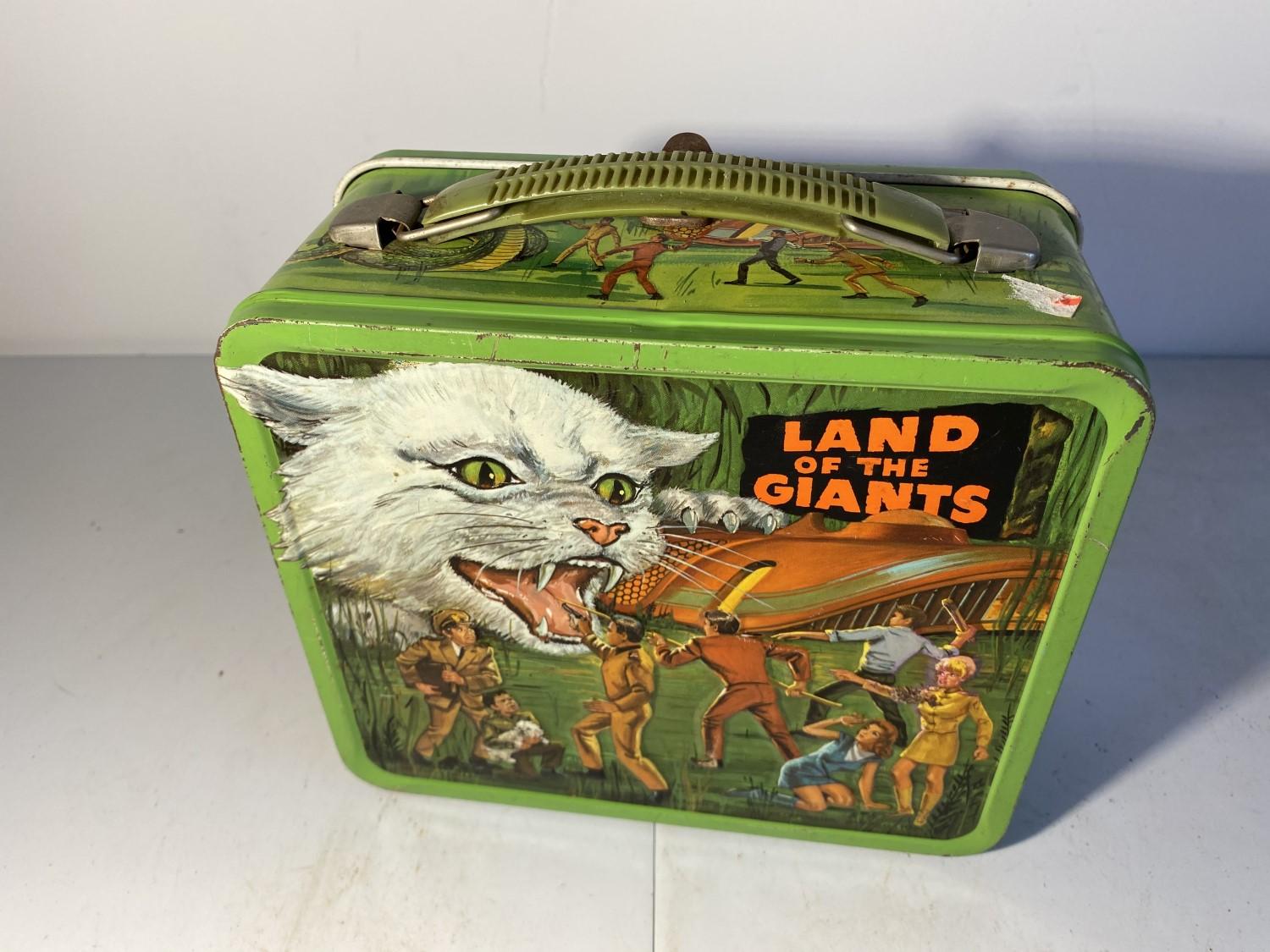 Vintage Metal Lunchbox - Land of Giants