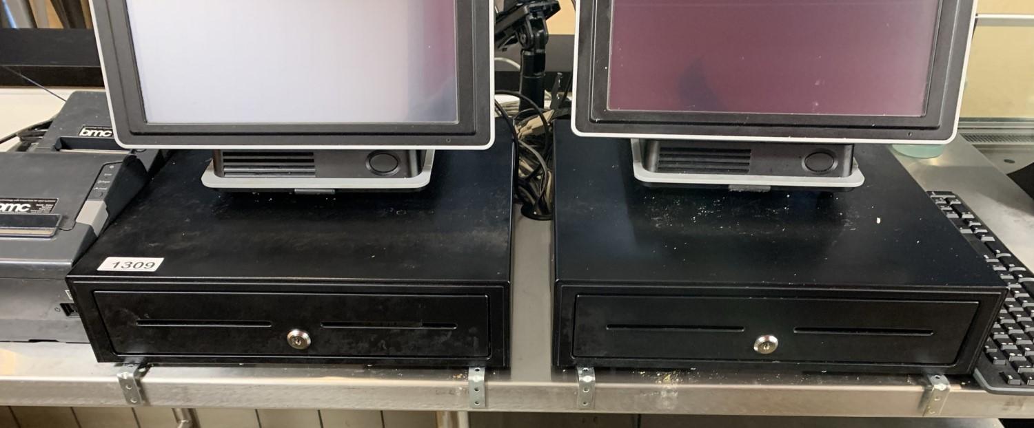 PAR POS System - Cash Drawers, Monitors, Credit Card Machine, & Printers