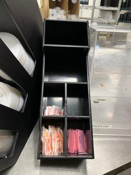 Condiments, Cups, & Cookie Station Display Racks