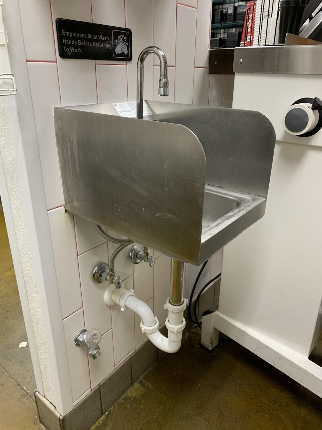 NSF Stainless Steel Hand Washing Station