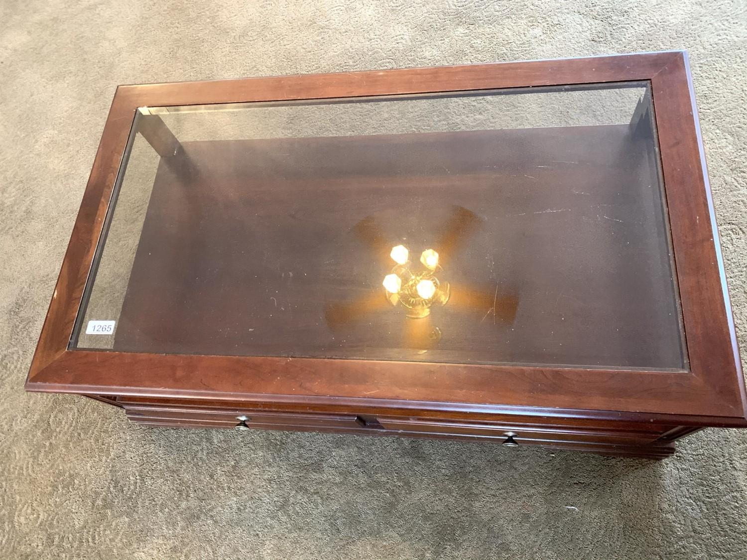 Glass Top Coffee Table