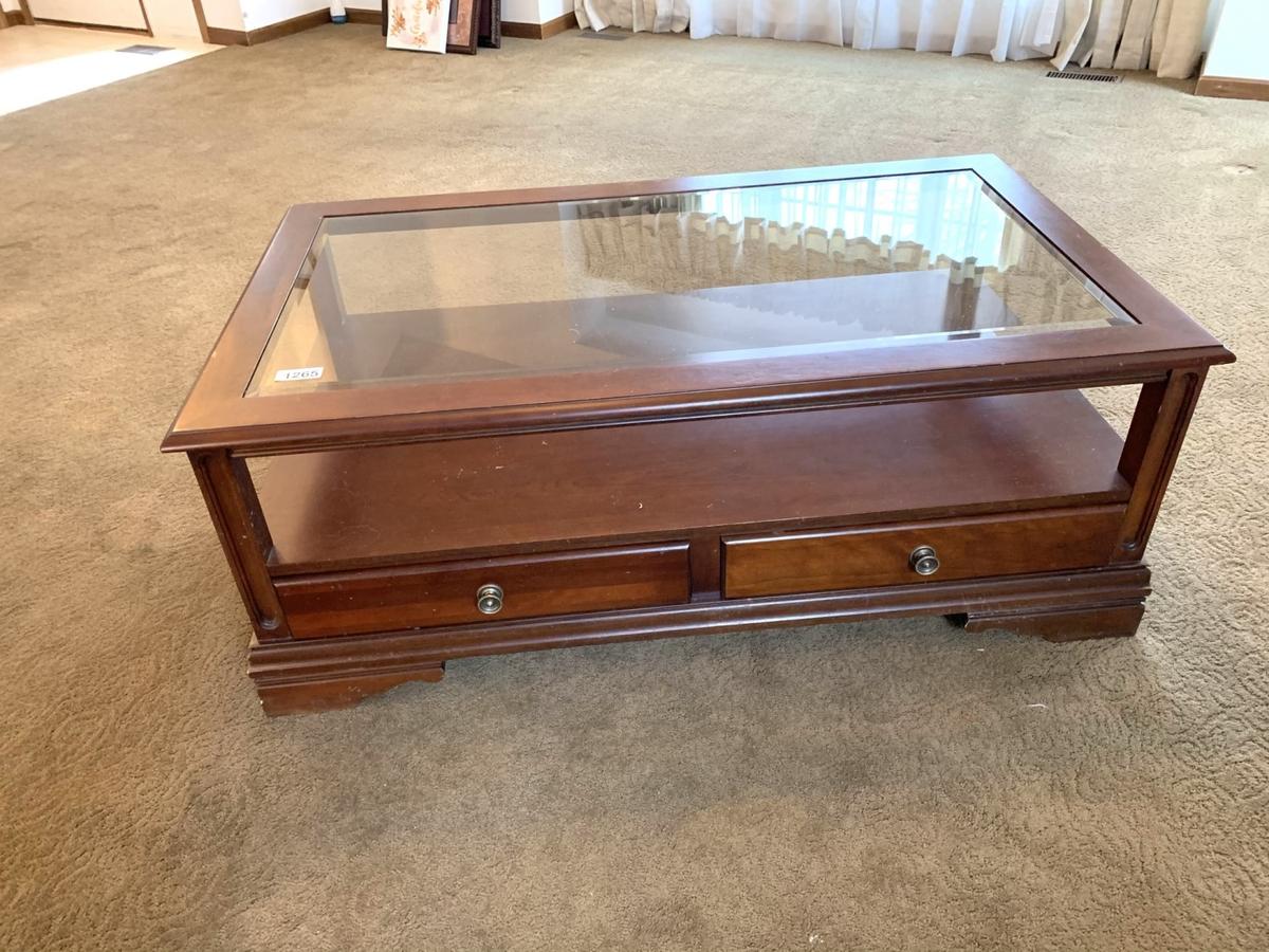 Glass Top Coffee Table