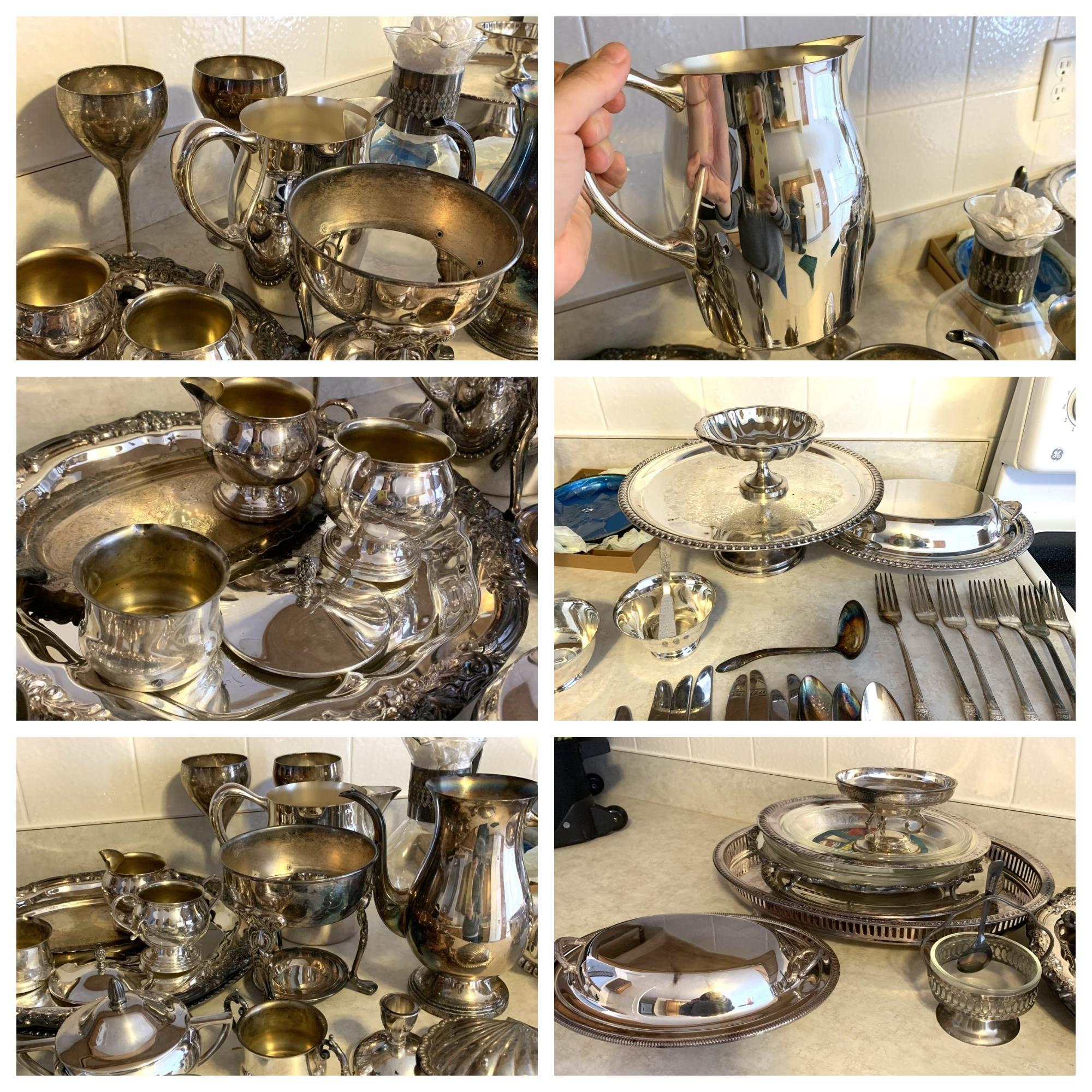 Group of Silver Plate - Including Rogers Bros Flatware "First Love"