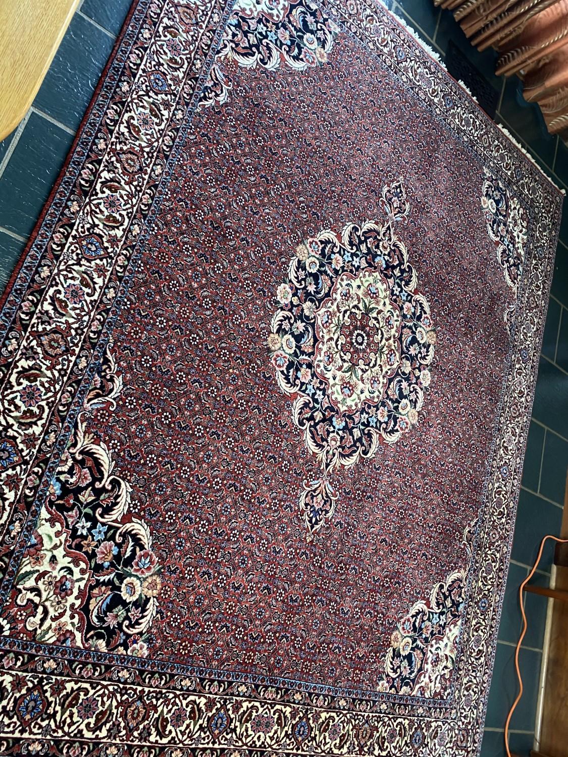 Large finely hand woven persian rug or carpet