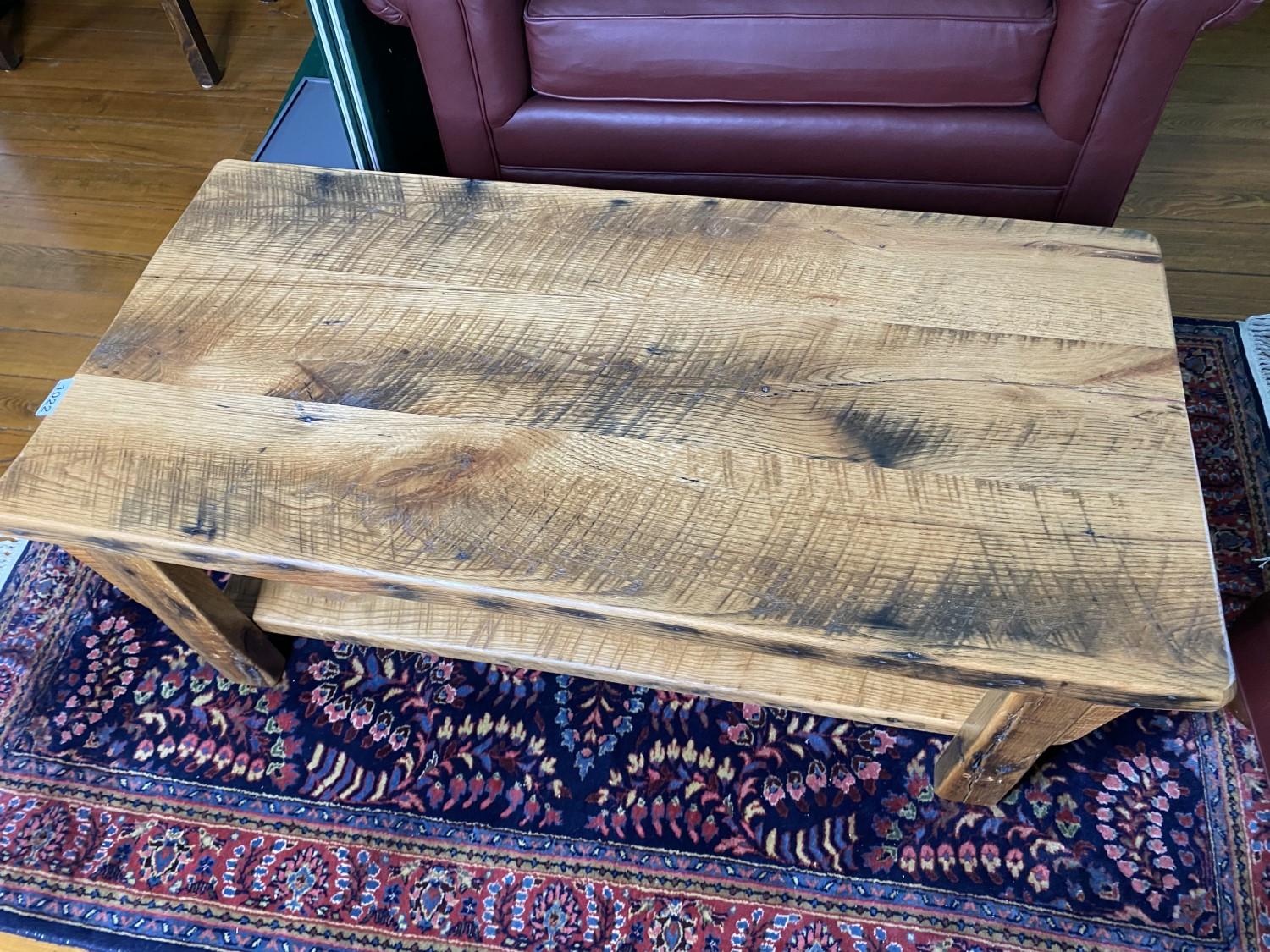 Antique heavy barnwood table