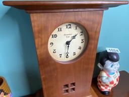 "Present Time" Arts and Crafts Clock by Jim Dailey