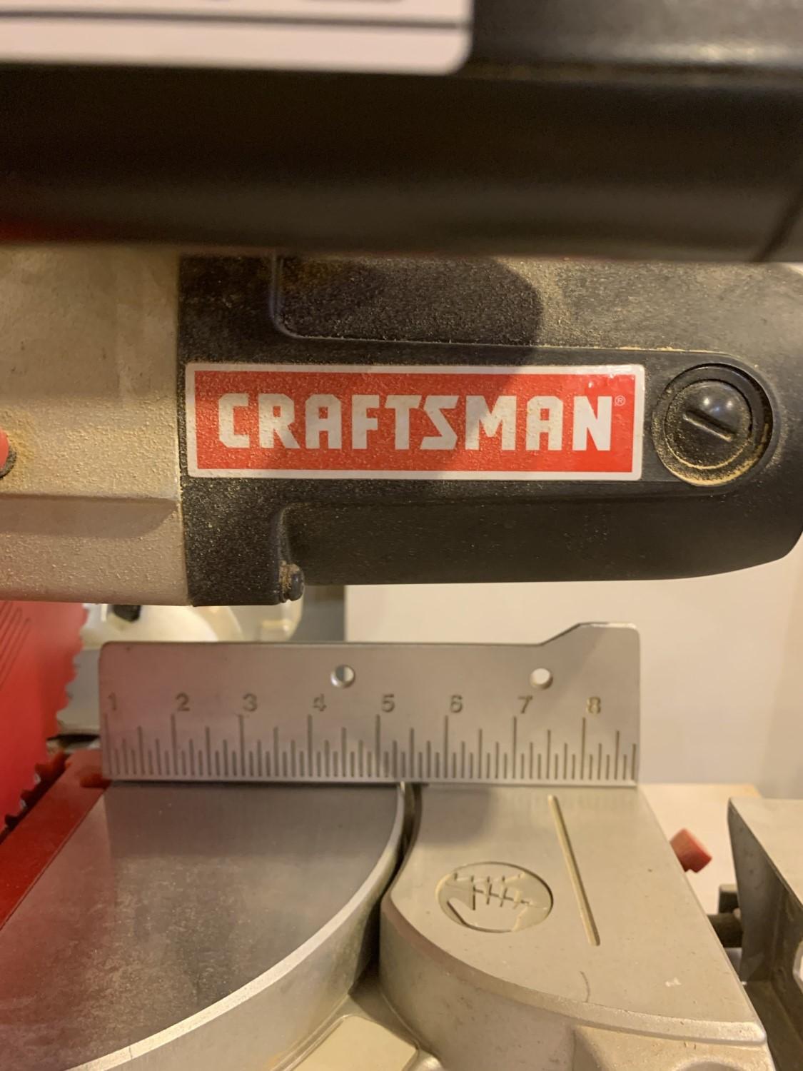 Craftsman 10 inch. Sliding Compound Miter Saw Laser Trac with Stand