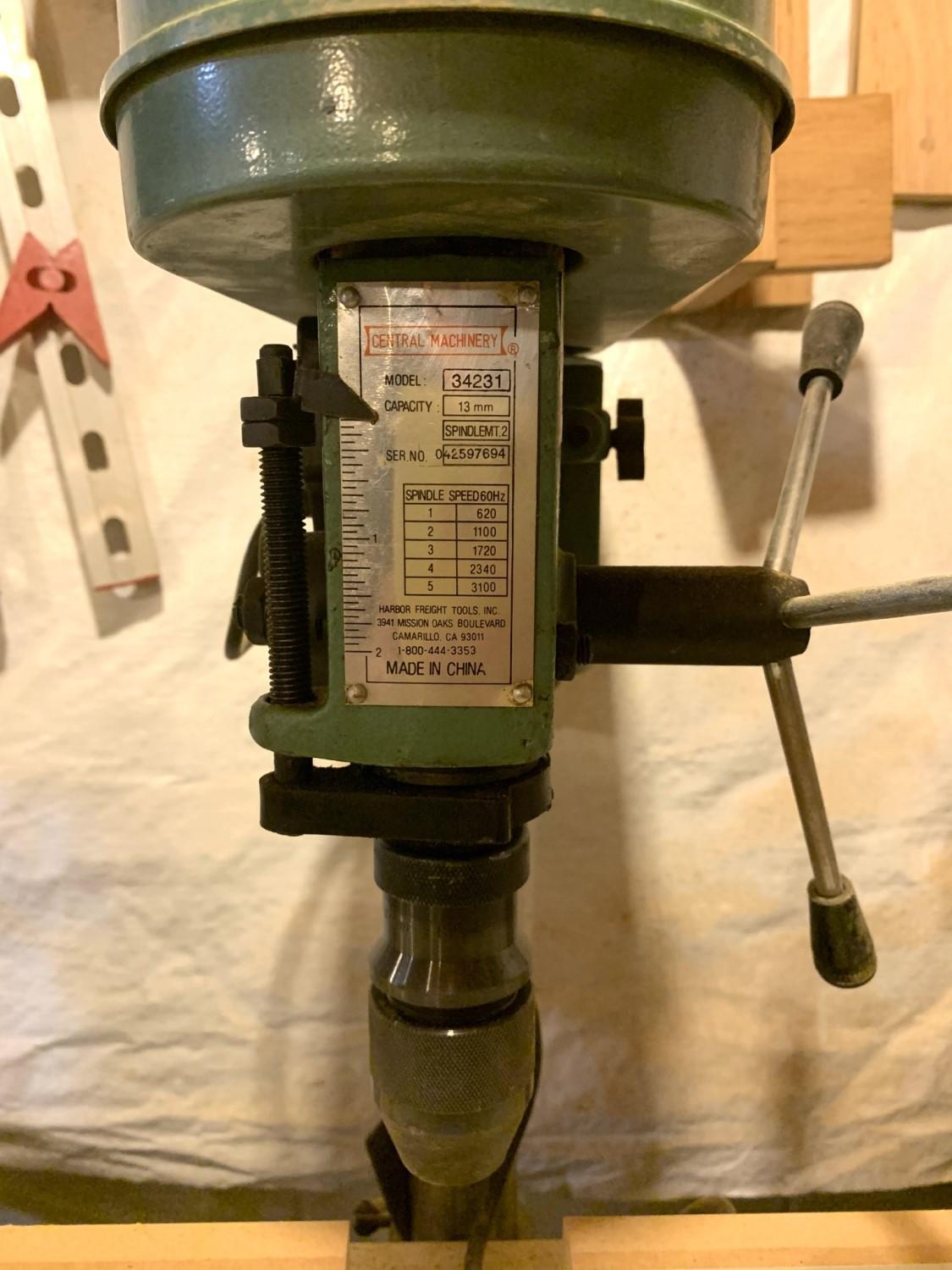 Central Machinery Floor Model Drill Press