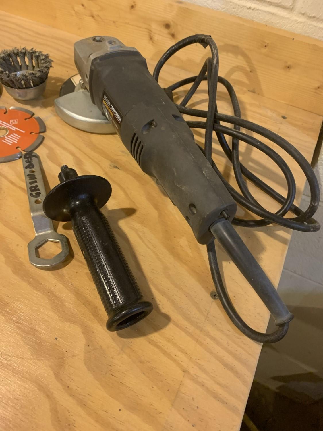 Sears / Craftsman Angle Grinder with Additional Accessories