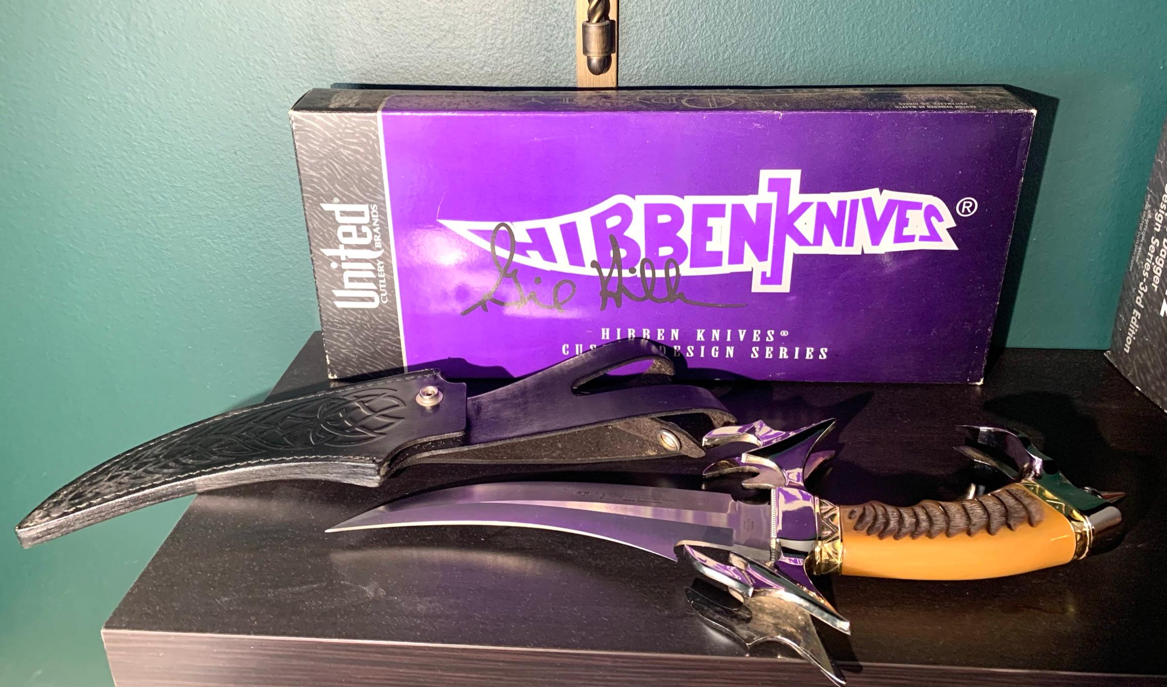 Large Sized Gil Hibben Fantasy Knife in Box