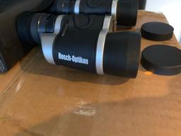 Pair of binoculars in case - Bosch- Optikon