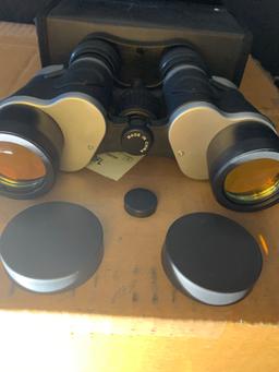 Pair of binoculars in case - Bosch- Optikon