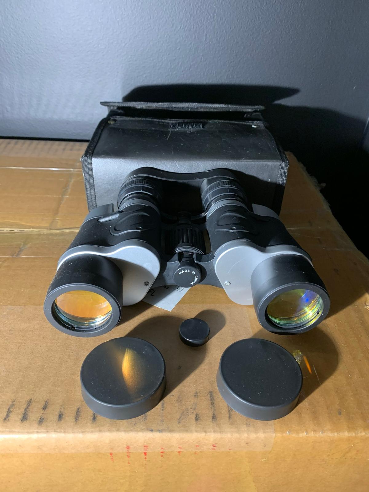 Pair of binoculars in case - Bosch- Optikon