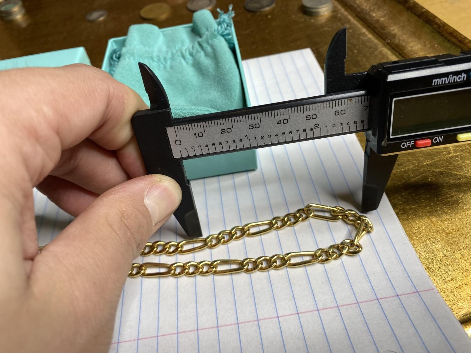 17" 14k gold Necklace - 16.26 grams