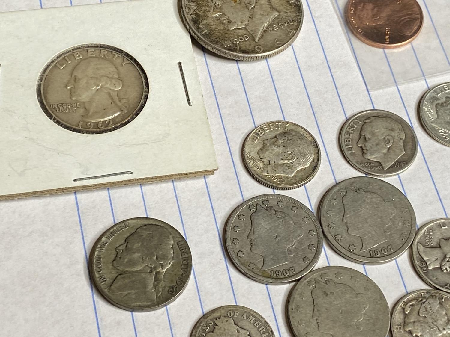 Large lot of mostly silver type coins and more