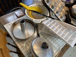 Large lot of assorted cookware