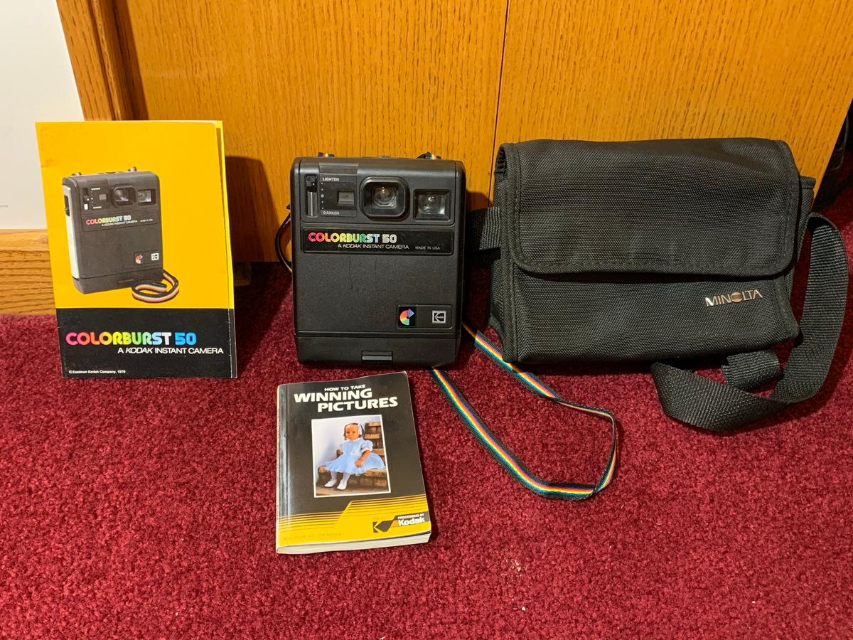 Kodak Colorburst 50 Instant Camera with Manuals