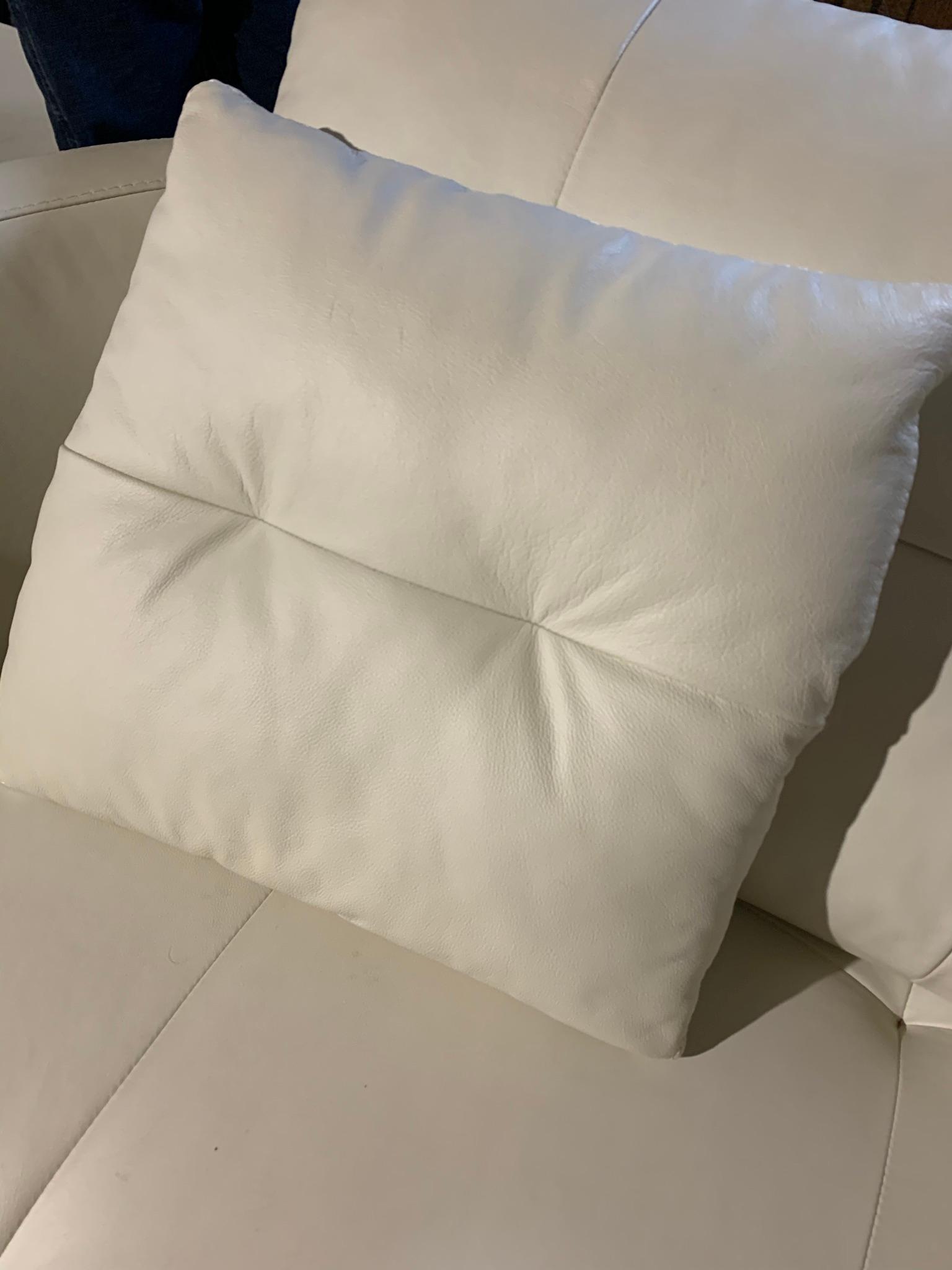 Contemporary Style White Leather or leather look  Chair.