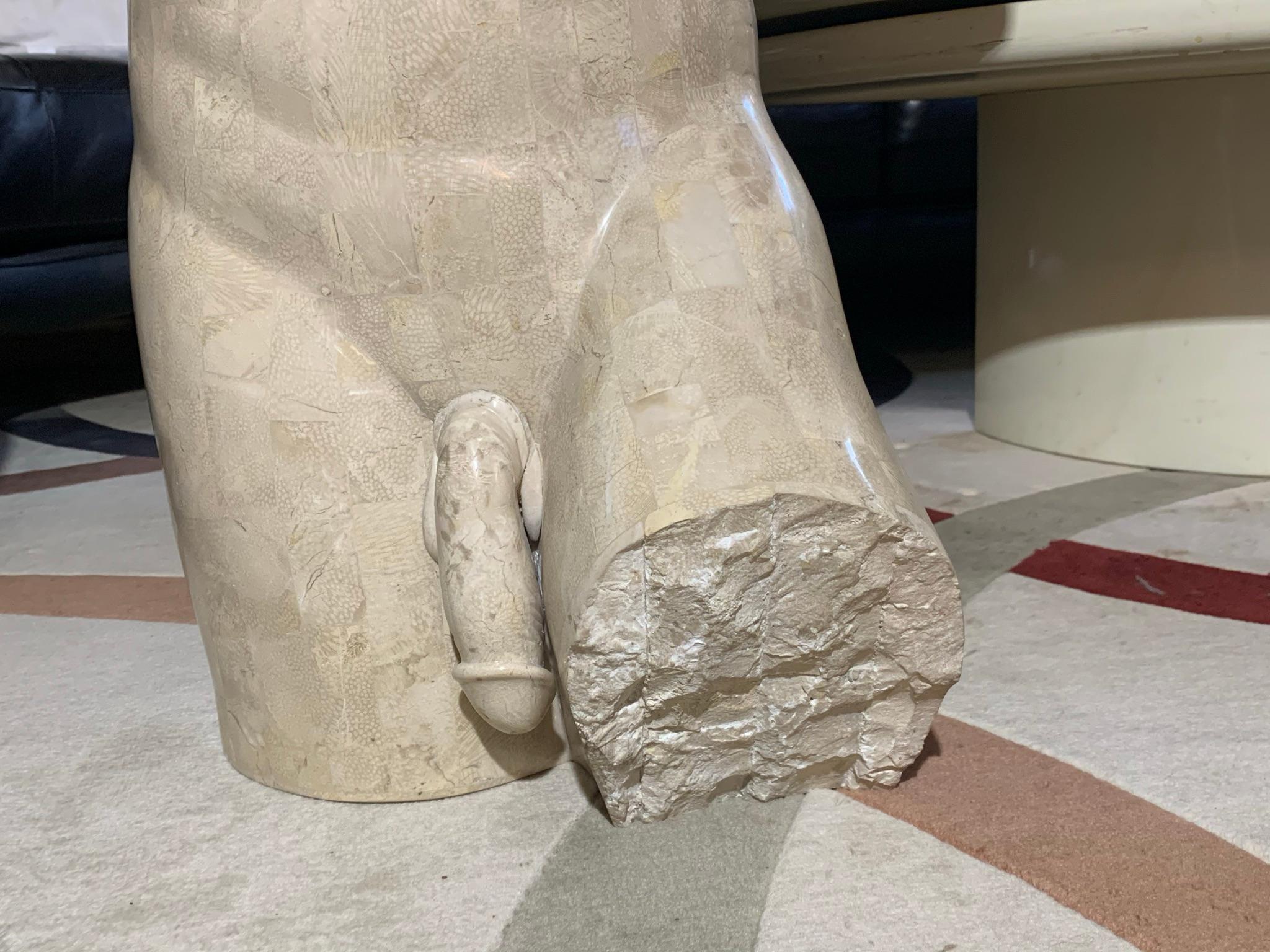 Male Torso Composite Statue