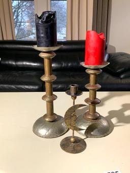 3 Decorative Candle Holders