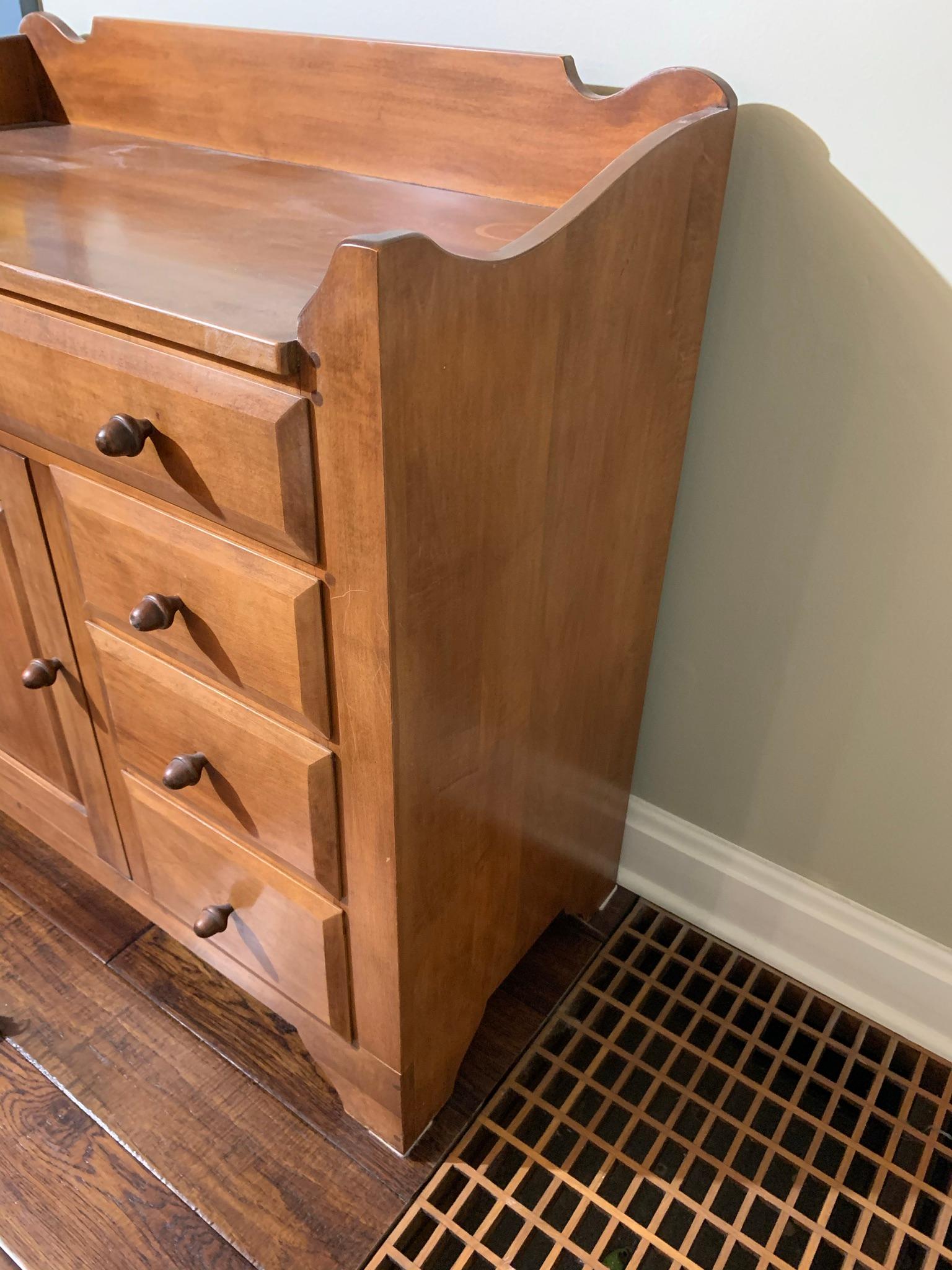 Beautiful Dry Sink with Acorn Pulls by Statton Trutype Americana